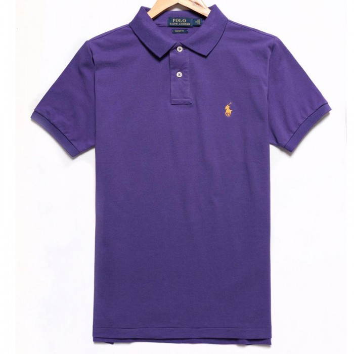 POLO Fashion Casual Summer Short sleeve T-shirt-Purple-7693856