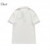 Dior Fashion Casual Summer Short sleeve T-shirt-White-3384227