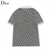 Dior Fashion Casual Summer Short sleeve T-shirt-Black/White-1031352