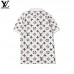 Louis Vuitton LV Fashion Casual Summer Short sleeve T-shirt-White-9215940