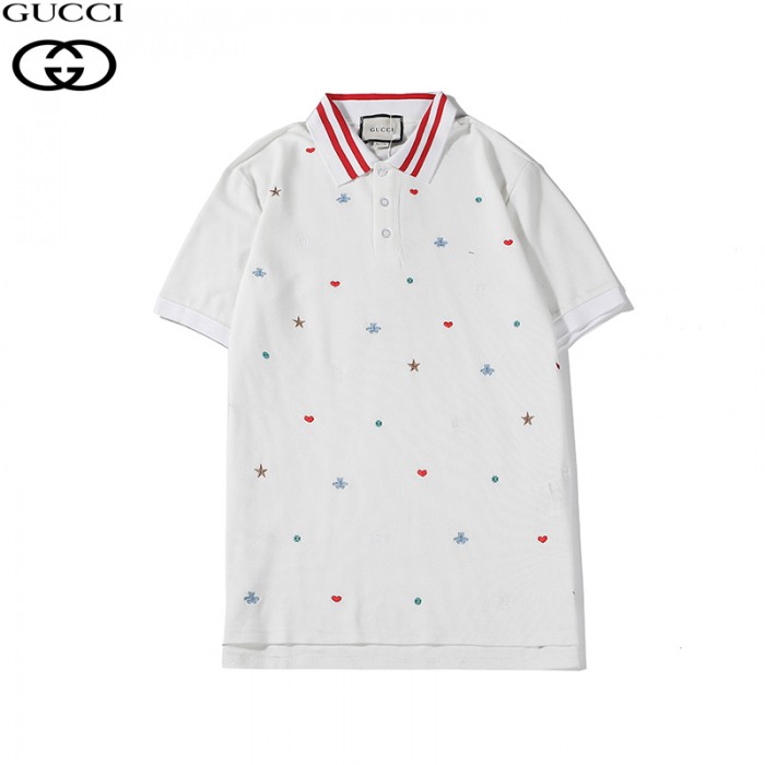 Gucci Fashion Casual Summer Short sleeve T-shirt-White-566992