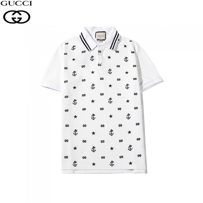 Gucci Fashion Casual Summer Short sleeve T-shirt-White-5799479