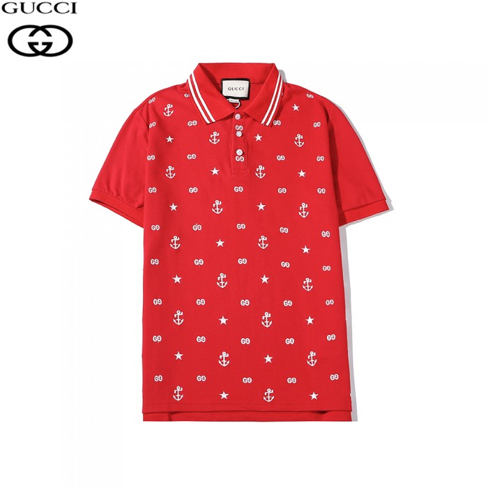 Gucci Fashion Casual Summer Short sleeve T-shirt-Red-3348625