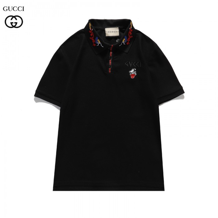 Gucci Fashion Casual Summer Short sleeve T-shirt-Black-7224919