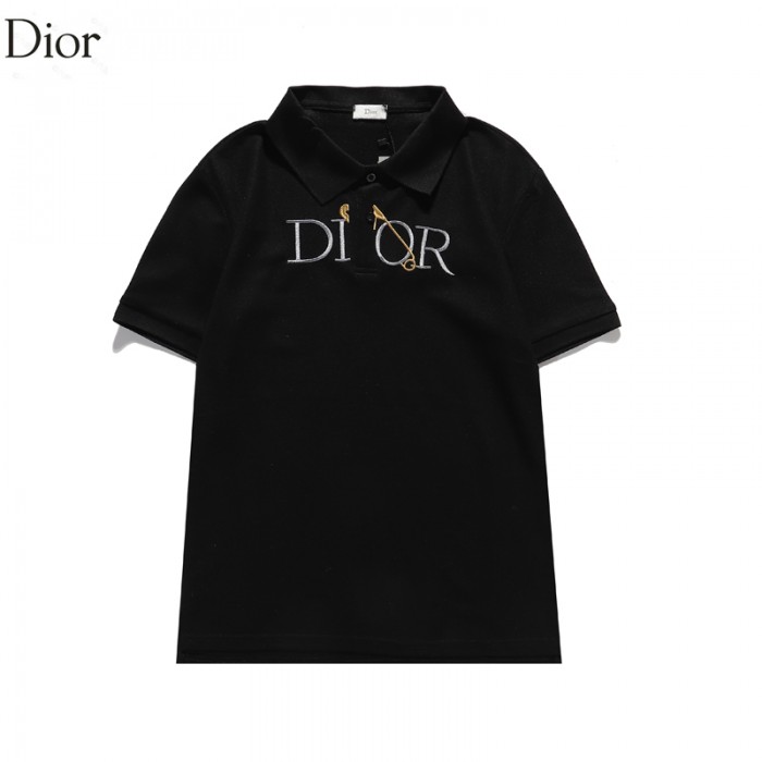 Dior Fashion Casual Summer Short sleeve T-shirt-Black-1417429