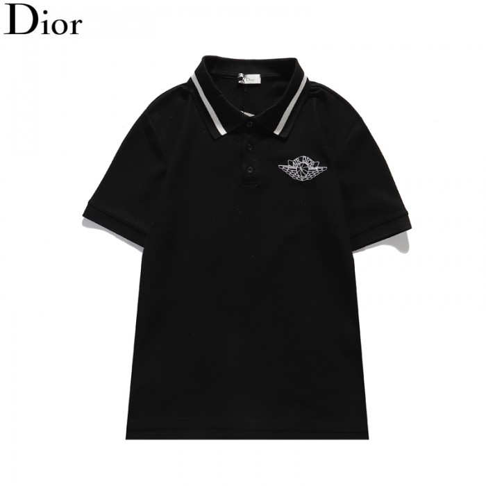 Dior Fashion Casual Summer Short sleeve T-shirt-Black-8080868