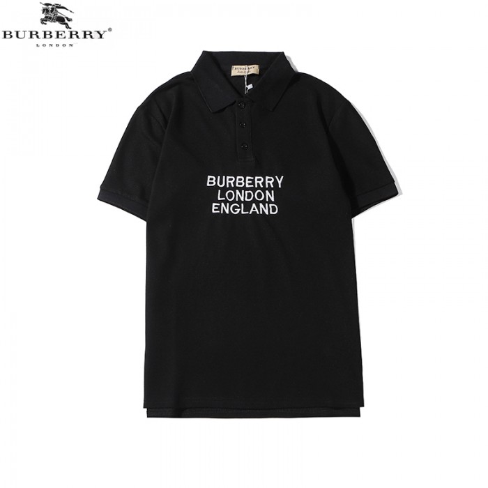 Burberry Fashion Casual Summer Short sleeve T-shirt-Black-6712893