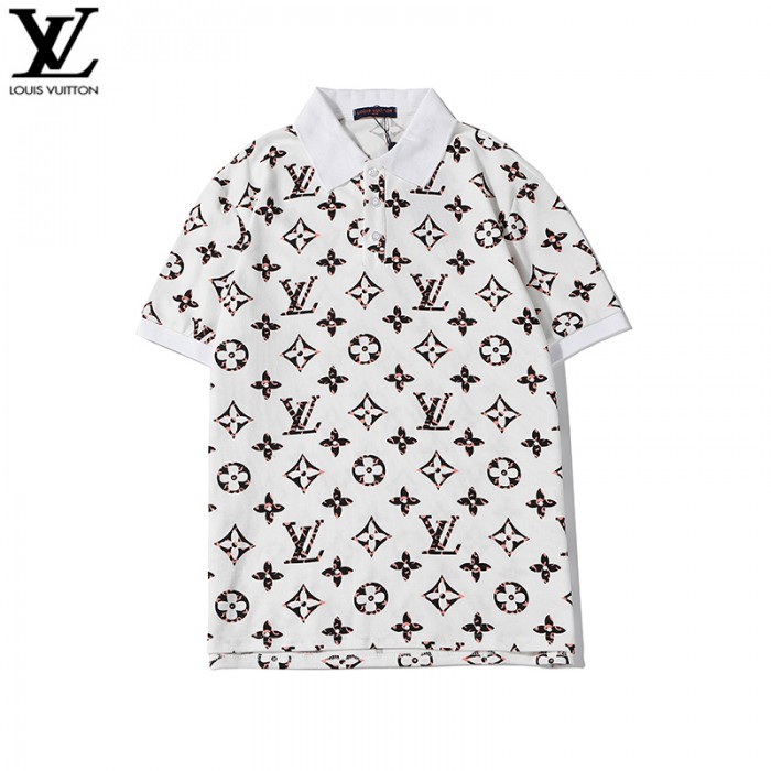 Louis Vuitton LV Fashion Casual Summer Short sleeve T-shirt-White-9215940