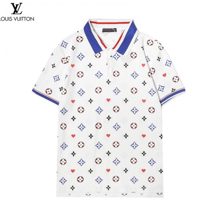 Louis Vuitton LV Fashion Casual Summer Short sleeve T-shirt-White-4482587