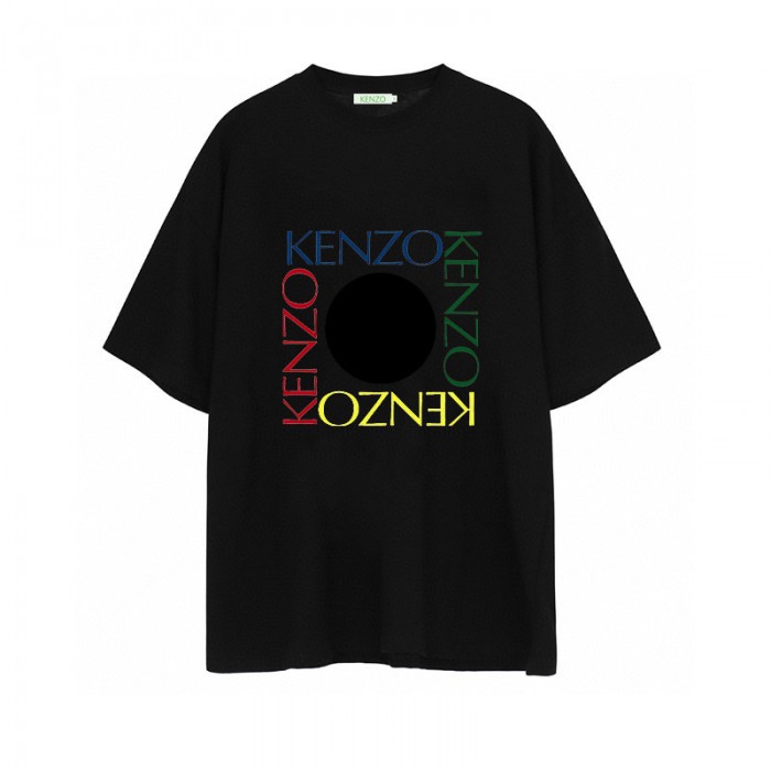 KENZO Summer Short sleeve T-shirt-Black-9007191