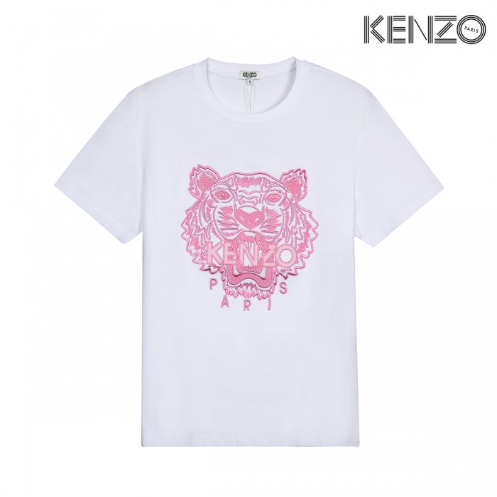 KENZO Fashion Casual Summer Short sleeve T-shirt-White-7519564