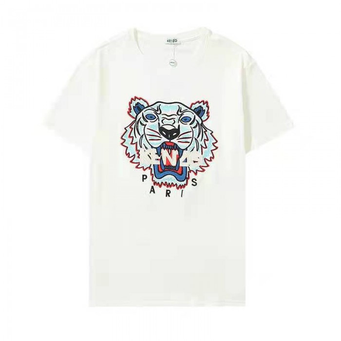 KENZO Fashion Casual Summer Short sleeve T-shirt-White-6355004