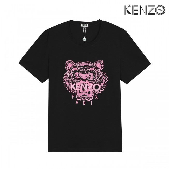 KENZO Fashion Casual Summer Short sleeve T-shirt-Black-9295646