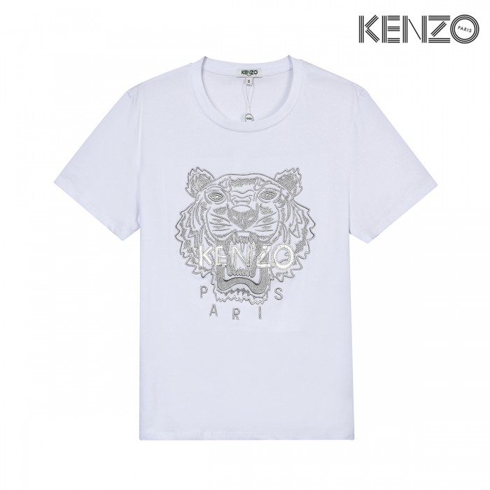 KENZO Fashion Casual Summer Short sleeve T-shirt-White-1799504