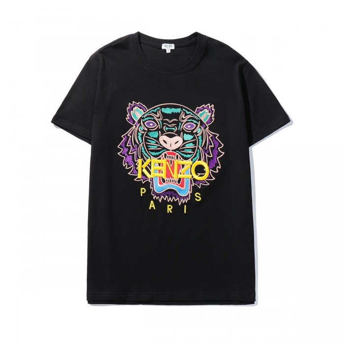 KENZO Fashion Casual Summer Short sleeve T-shirt-Black-7826387