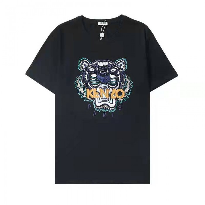 KENZO Fashion Casual Summer Short sleeve T-shirt-Black-4227839