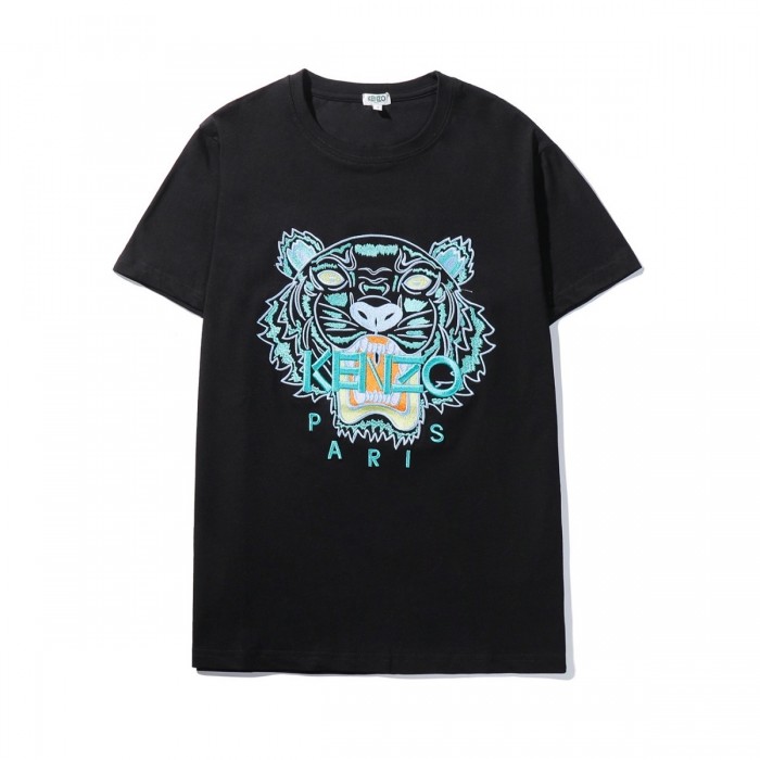 KENZO Fashion Casual Summer Short sleeve T-shirt-Black-6075195