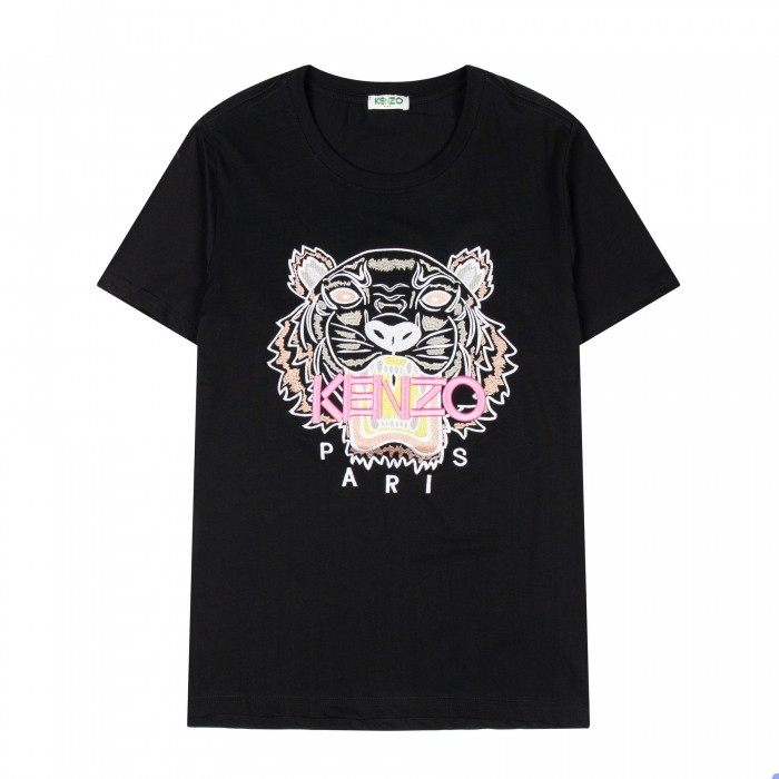 KENZO Fashion Casual Summer Short sleeve T-shirt-Black-5642541