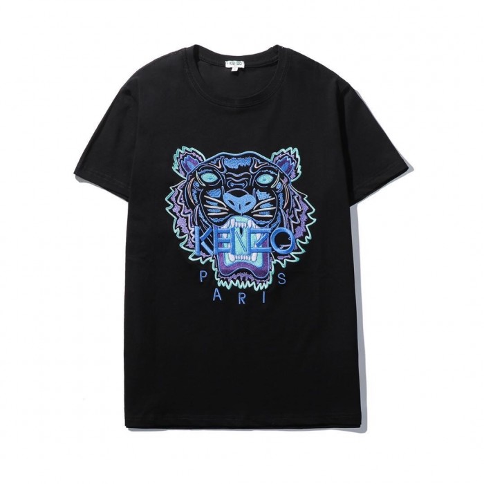 KENZO Fashion Casual Summer Short sleeve T-shirt-Black-8300125