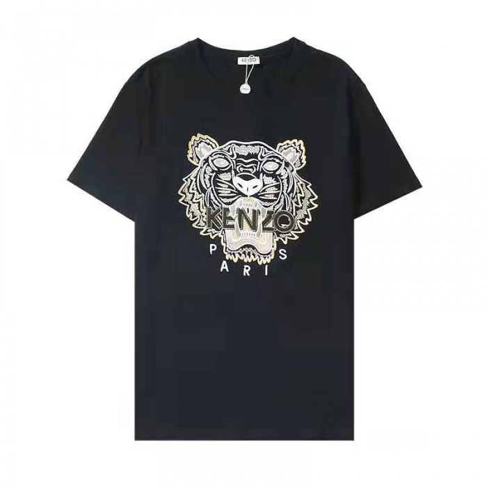 KENZO Fashion Casual Summer Short sleeve T-shirt-Black-2698364