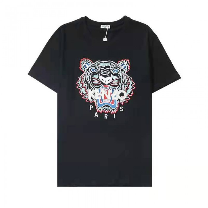 KENZO Fashion Casual Summer Short sleeve T-shirt-Black-4515632