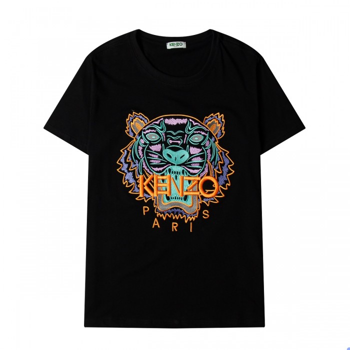 KENZO Fashion Casual Summer Short sleeve T-shirt-Black-3179591