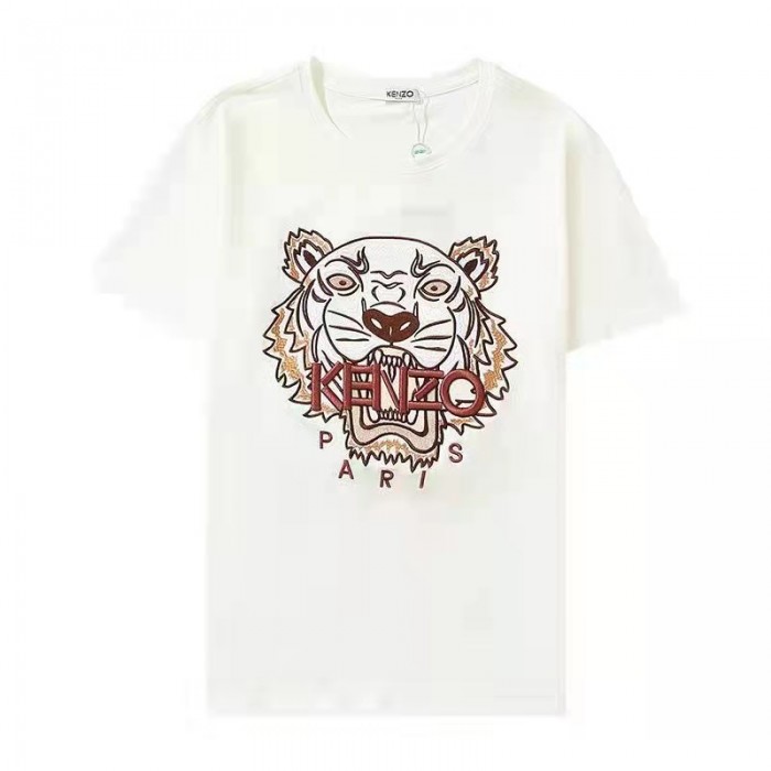 KENZO Fashion Casual Summer Short sleeve T-shirt-White-3148109