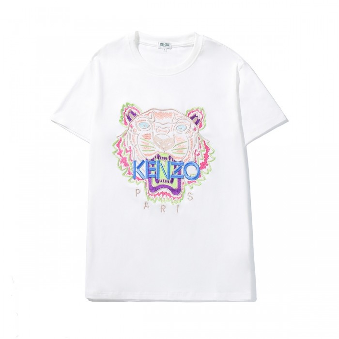 KENZO Fashion Casual Summer Short sleeve T-shirt-White-7350991