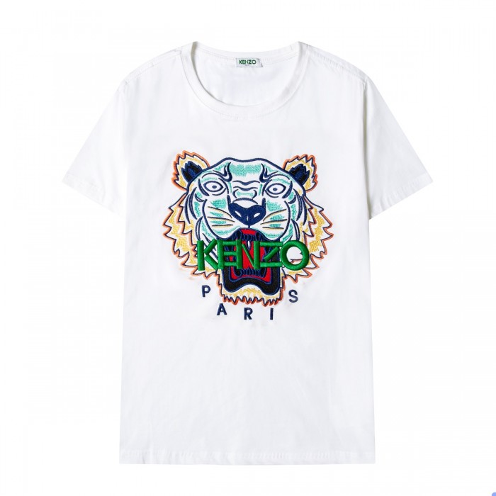 KENZO Fashion Casual Summer Short sleeve T-shirt-White-8040690