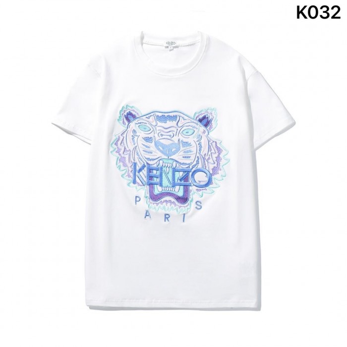 KENZO Fashion Casual Summer Short sleeve T-shirt-White-4522861