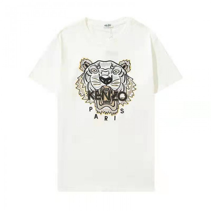 KENZO Fashion Casual Summer Short sleeve T-shirt-White-6258085