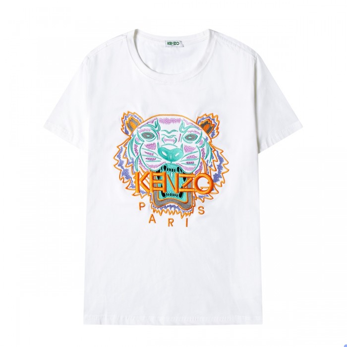 KENZO Fashion Casual Summer Short sleeve T-shirt-White-8660510