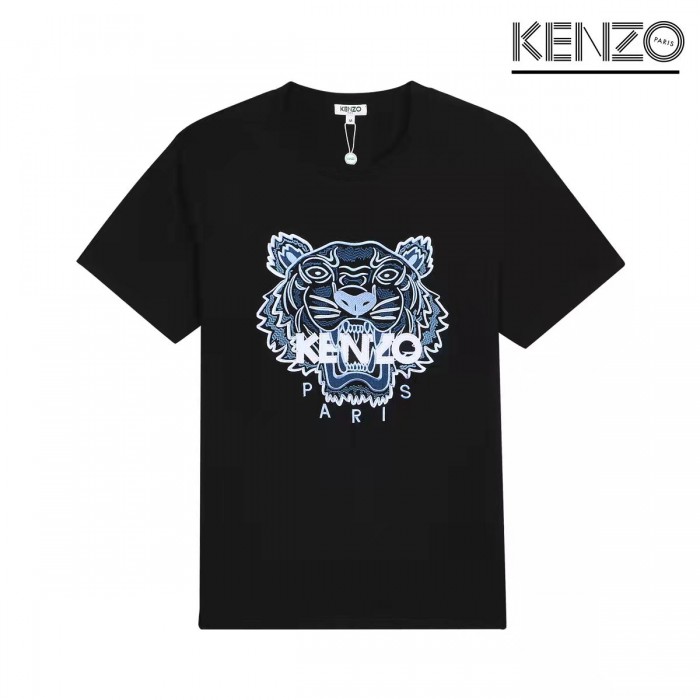 KENZO Fashion Casual Summer Short sleeve T-shirt-Black-4878853