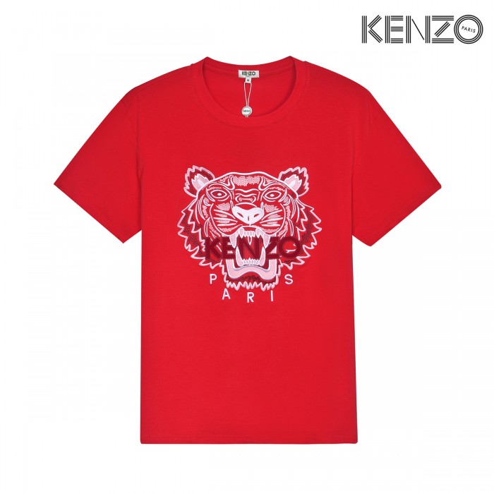 KENZO Fashion Casual Summer Short sleeve T-shirt-Red-1044611