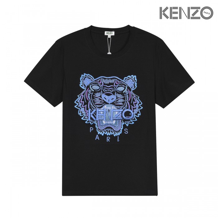 KENZO Fashion Casual Summer Short sleeve T-shirt-Black-7702849