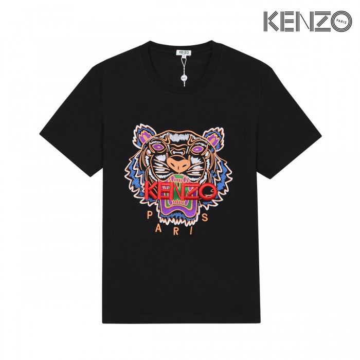 KENZO Fashion Casual Summer Short sleeve T-shirt-Black-5844492