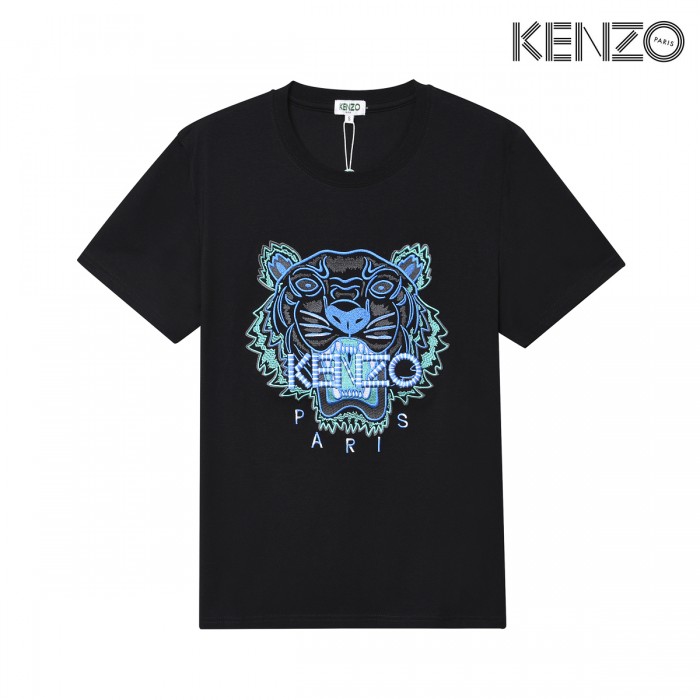 KENZO Fashion Casual Summer Short sleeve T-shirt-Black-1582947