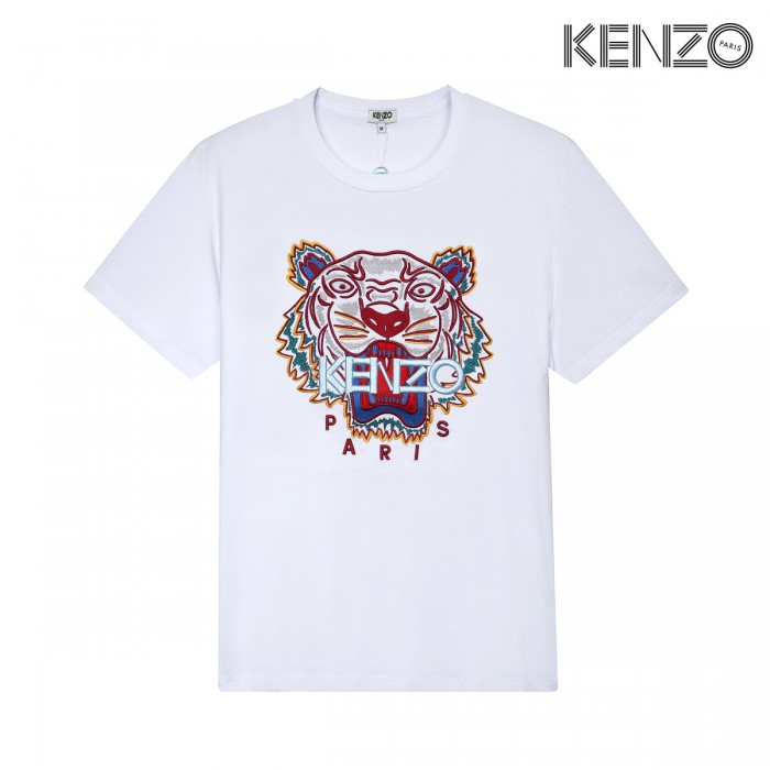 KENZO Fashion Casual Summer Short sleeve T-shirt-White-1605943