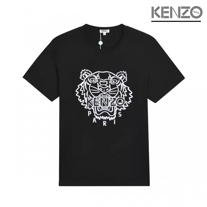 KENZO Fashion Casual Summer Short sleeve T-shirt-Black-5251350