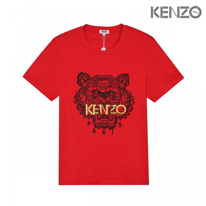 KENZO Fashion Casual Summer Short sleeve T-shirt-Red-4789407