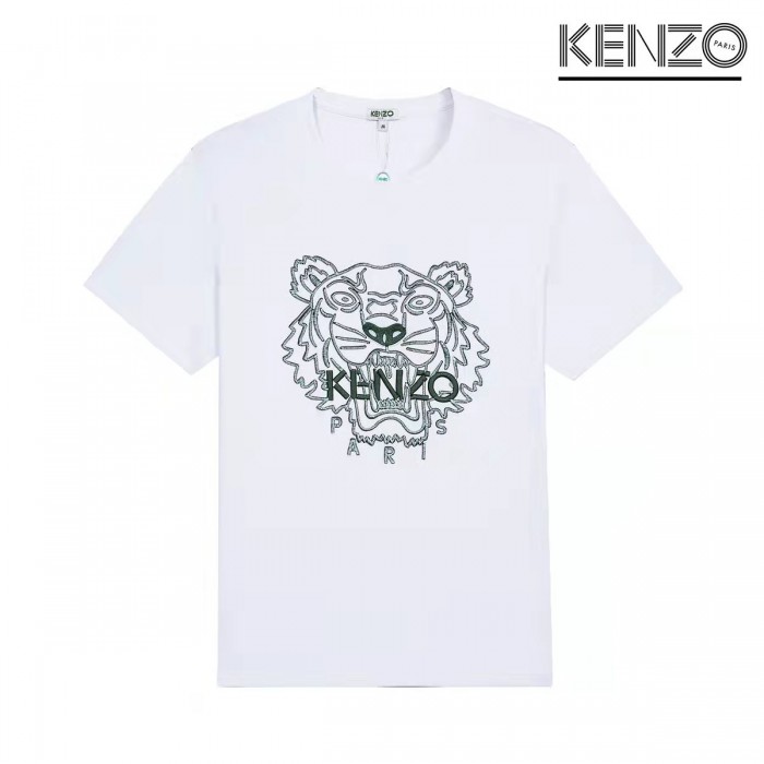 KENZO Fashion Casual Summer Short sleeve T-shirt-White-8772087