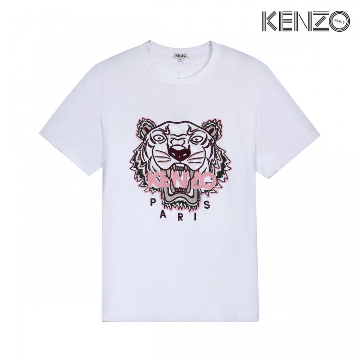 KENZO Fashion Casual Summer Short sleeve T-shirt-White-8967461