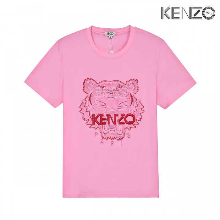 KENZO Fashion Casual Summer Short sleeve T-shirt-Pink-8458810