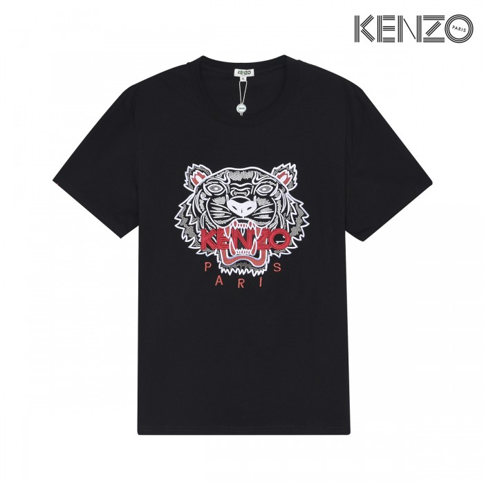 KENZO Fashion Casual Summer Short sleeve T-shirt-Black-9609149