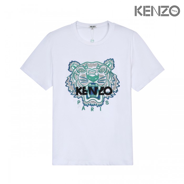 KENZO Fashion Casual Summer Short sleeve T-shirt-White-5276646