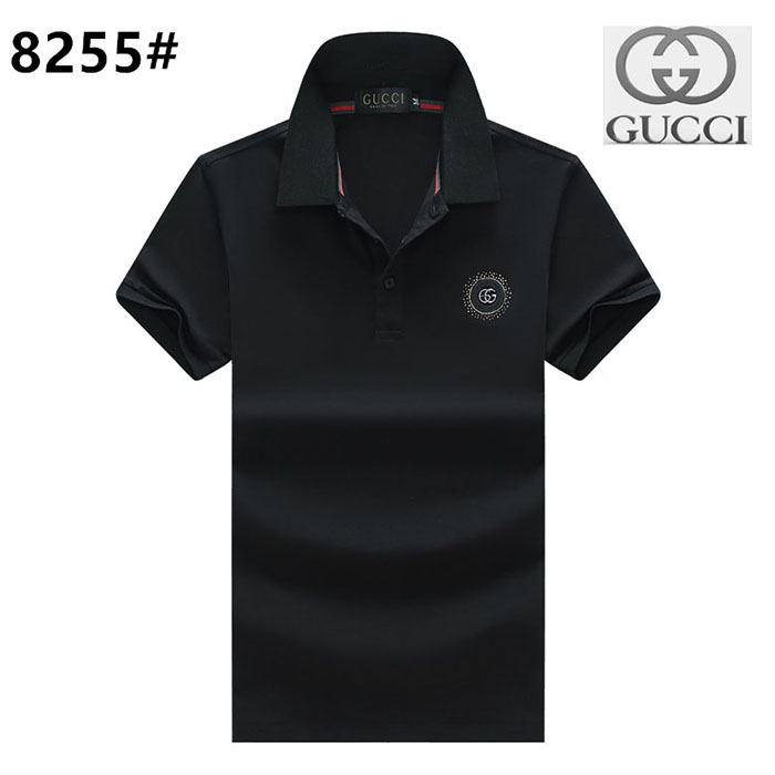 GUCCI Fashion Casual Summer Short sleeve T-shirt-Black-8872997