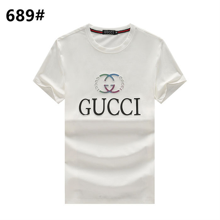 GUCCI Fashion Casual Summer Short sleeve T-shirt-White-9260798