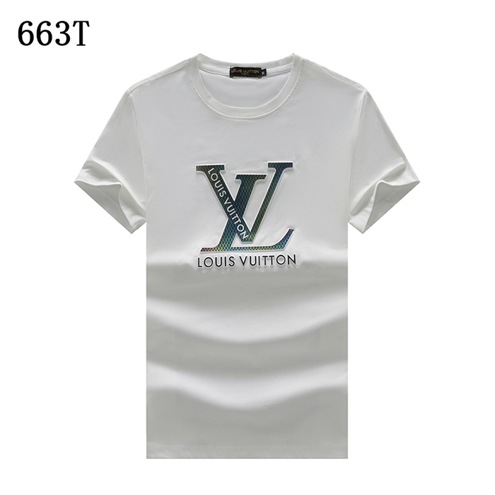 Louis Vuitton LV Fashion Casual Summer Short sleeve T-shirt-White-3510801