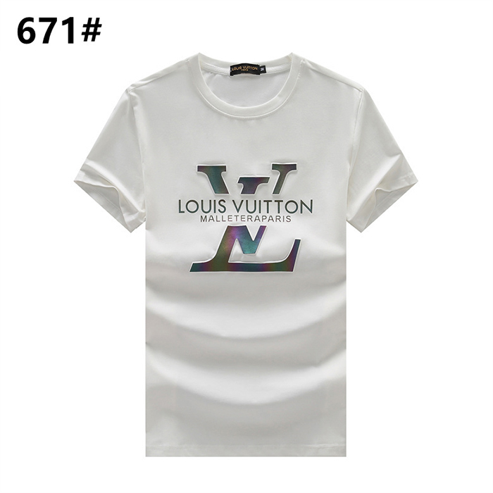 Louis Vuitton LV Fashion Casual Summer Short sleeve T-shirt-White-5195068