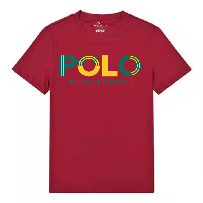 POLO Fashion Casual Summer Short sleeve T-shirt-Red-6919686